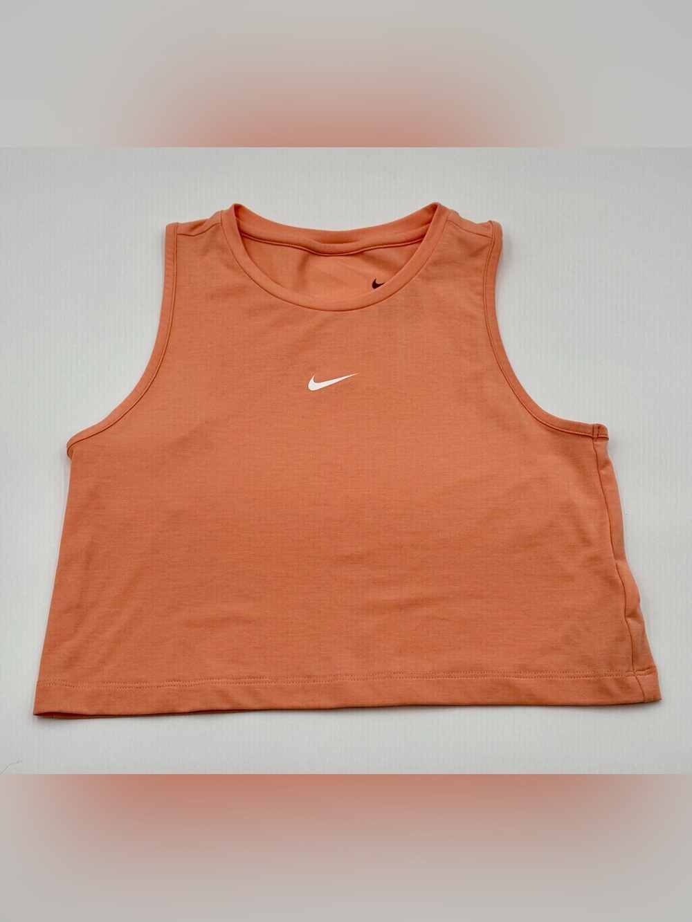 Girls Nike Pro - Coral/Orange Crop Tank Top - Size Medium